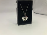 Paw Print Heart Necklace