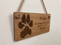 Hanging Wooden Plaque