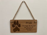 Hanging Wooden Plaque