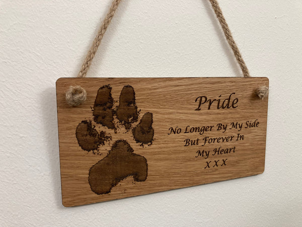 Hanging Wooden Plaque
